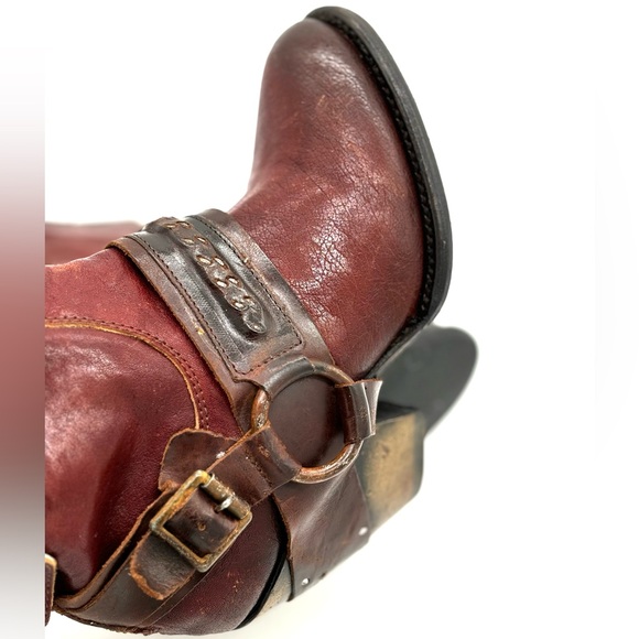Freebird by Steven Elpso Rustic Burgundy Ankle Boots - Picture 9 of 13